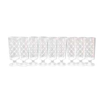 70's champagne flutes