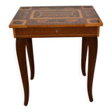 marquetry bedside table