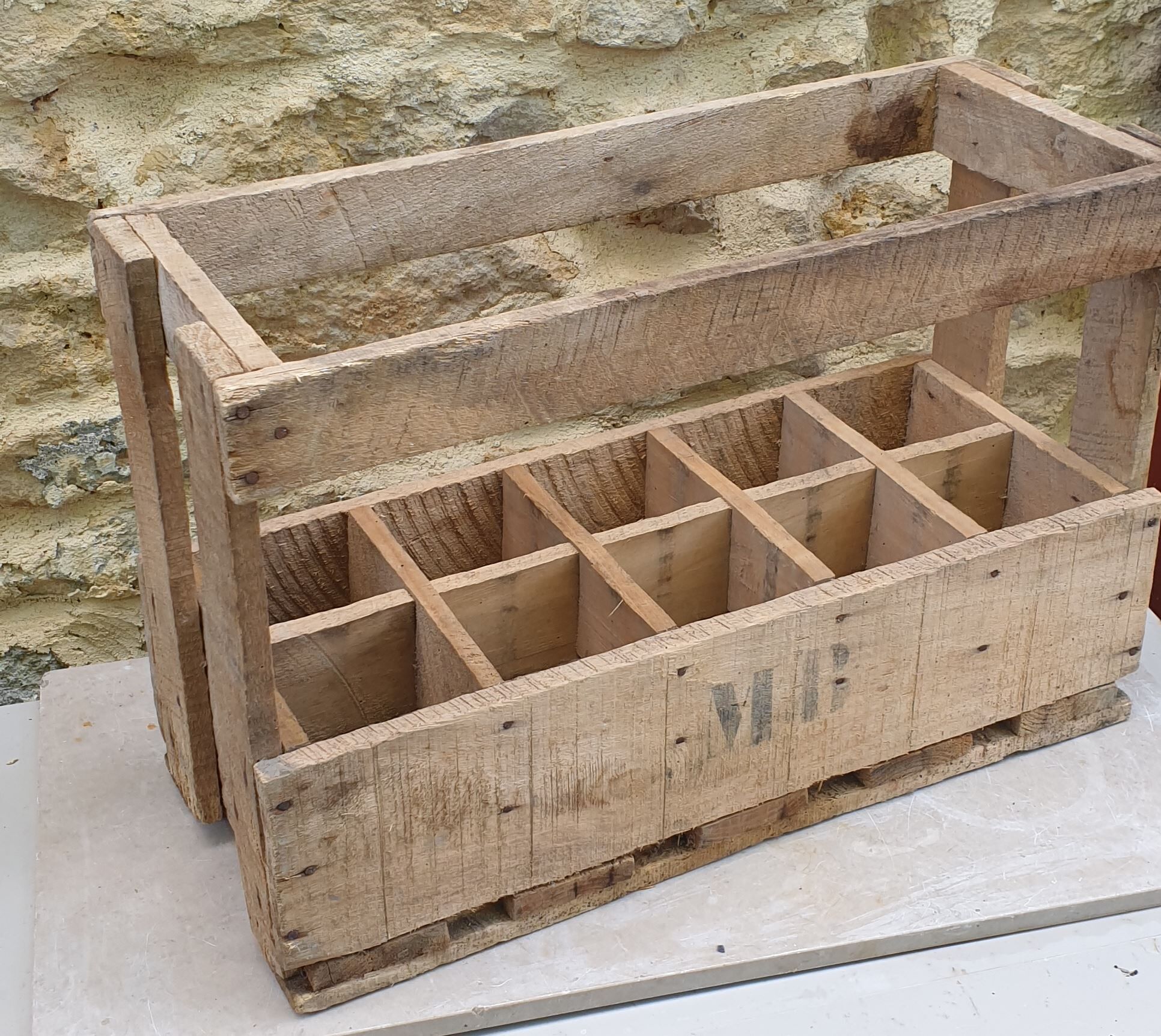 Vintage bottle locker