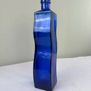 Grande bouteille bleu cobalt