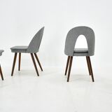 1960s Antonin Suman Set of Four Dining Chairs, Czechoslovakia