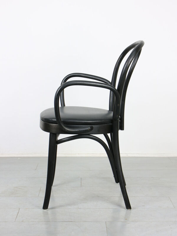 fauteuil En cuir Noir