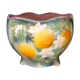 Pot cover in faience and relief of slurry Saint Clément