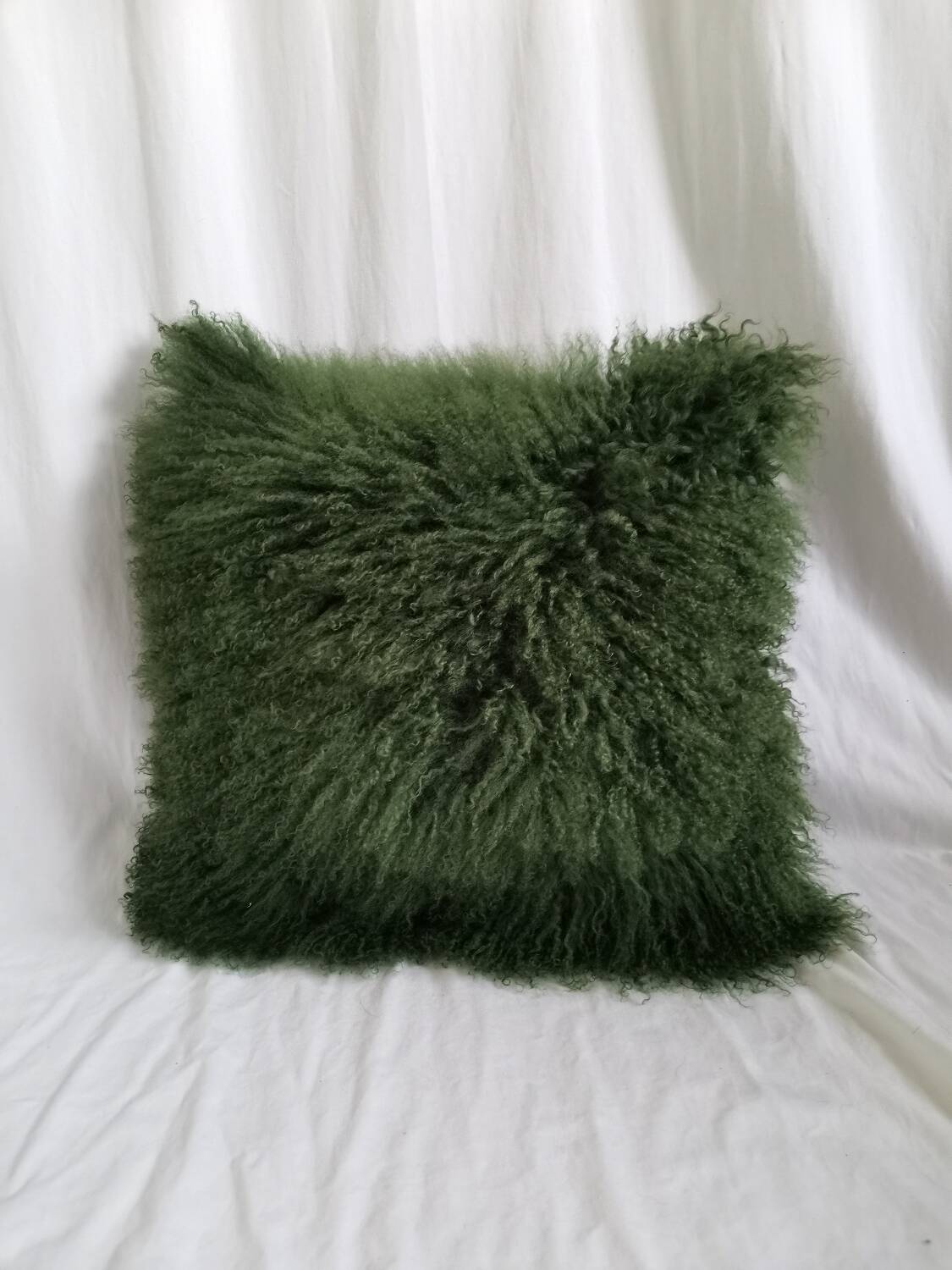 Tibetan sheepskin cushion