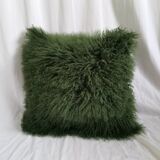 Coussin en peau de mouton tibétain