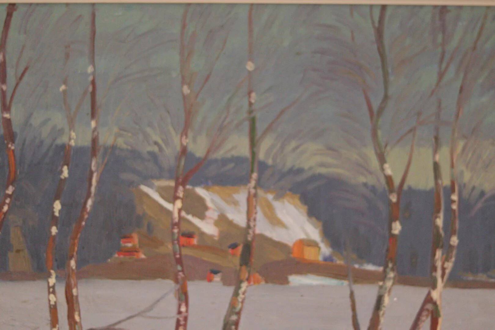 « Bouleaux au bord du lac » par Ragnar Lindström