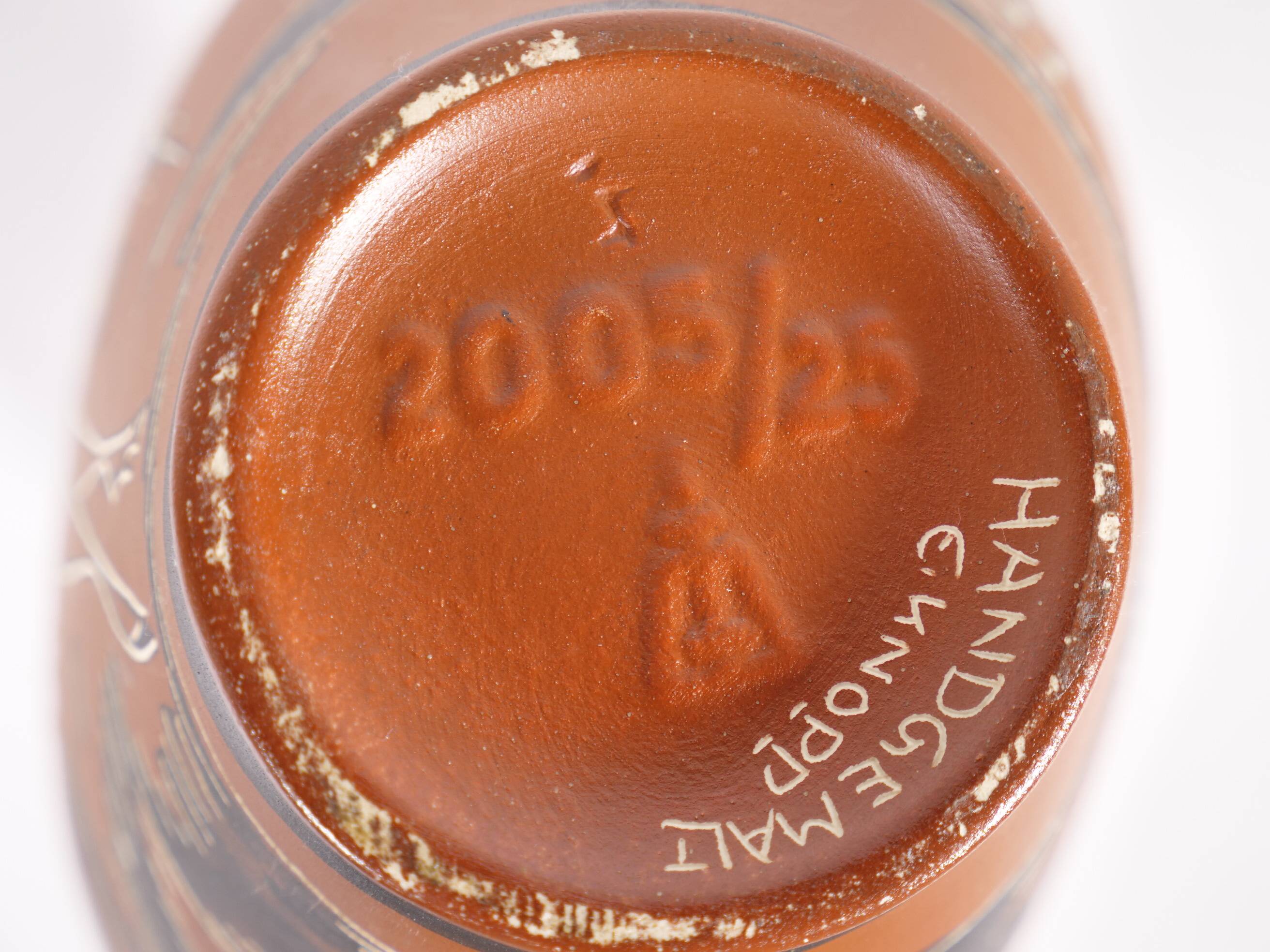 Hand-Painted Mid-Century Ceramic Vase by E. Knopp for Marzi & Remy, 1950s