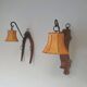 Ox harnass wall lamps / farm house / rustic