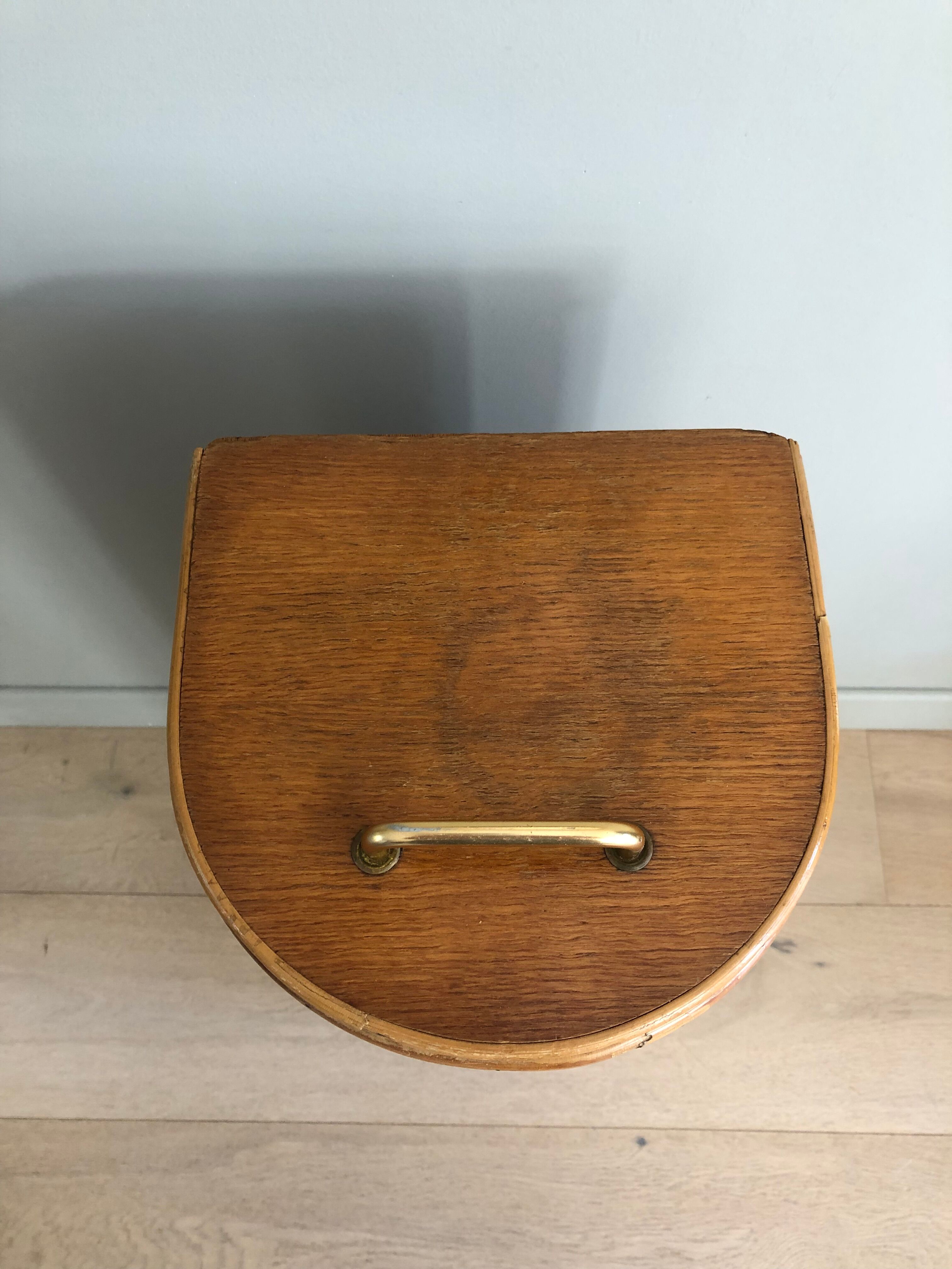 Bamboo bread hutch