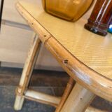 Bamboo rattan table