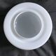 Vintage white half globe ceiling light