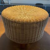 IKEA Dalby rattan stool