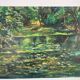 Huile sur panneau, Mare en sous bois bord du marais breton, signature identifier