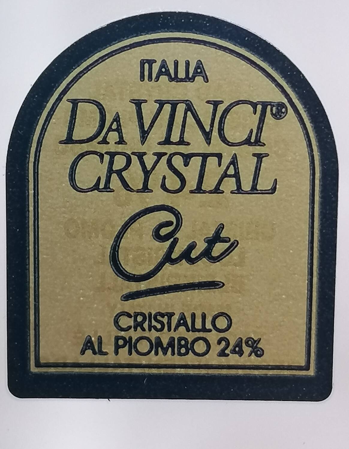 Da Vinci crystal whiskey decanter