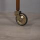VINTAGE 1960S FOOD TROLLEY IN WOOD AND GLASS, ITALIAN DESIGN