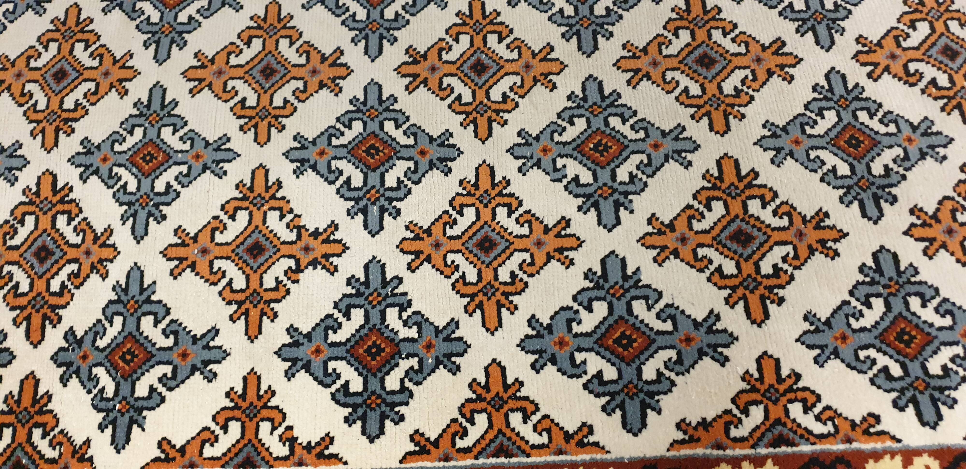 Anatolian oriental wool velvet rug