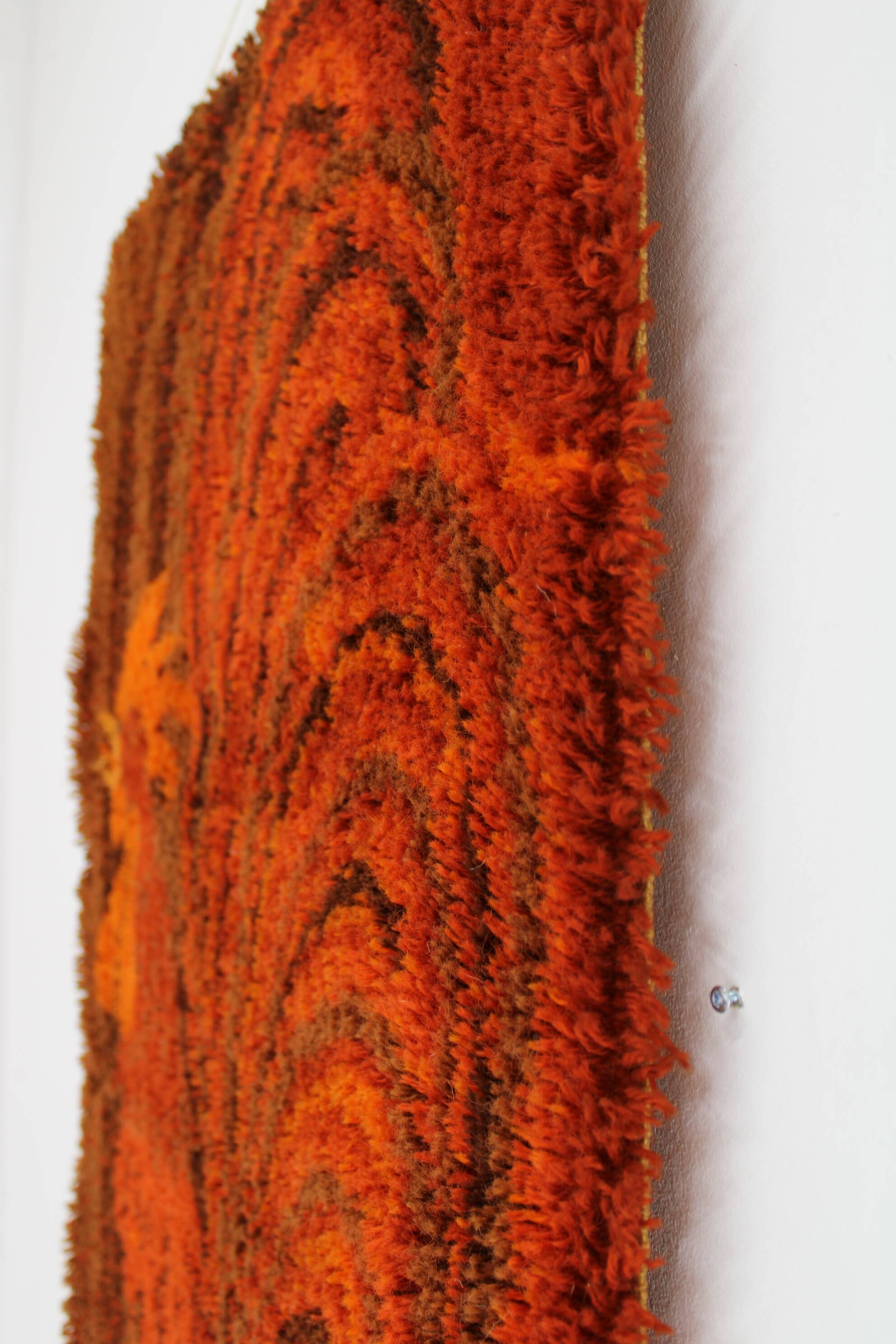 1970s Small Danish Wool Rug or Tapestry