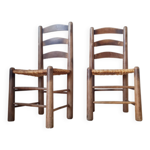 Paire de chaises brutalistes - robert