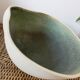 Large vintage shell in glazed ceramic