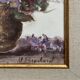 Oil on canvas still life with flowers by M. Brochard 20th century