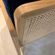 Cannage armchair Navy Blue