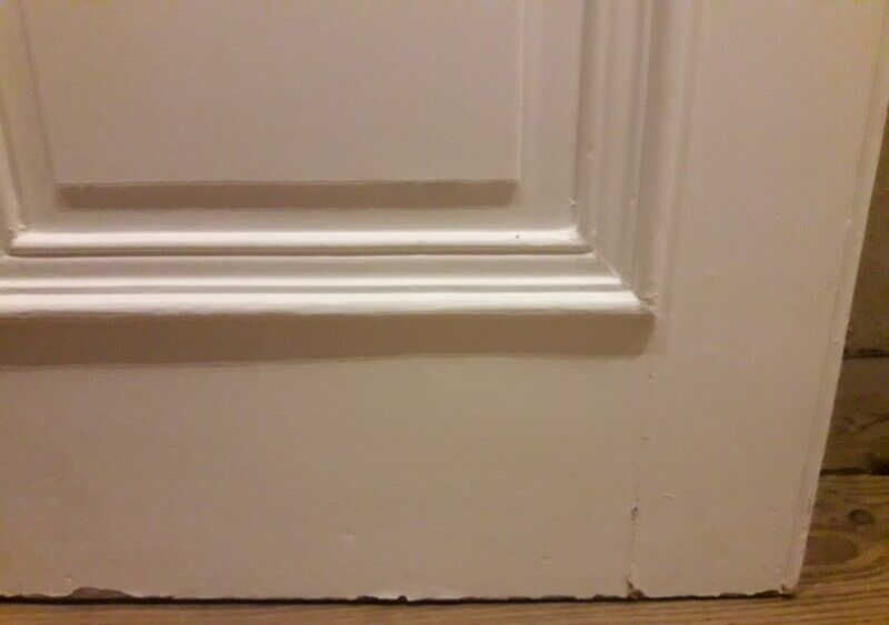 Communication door 69x243cm double-sided molded panel