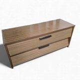 Porte-manteau vintage sur pied avec miroir