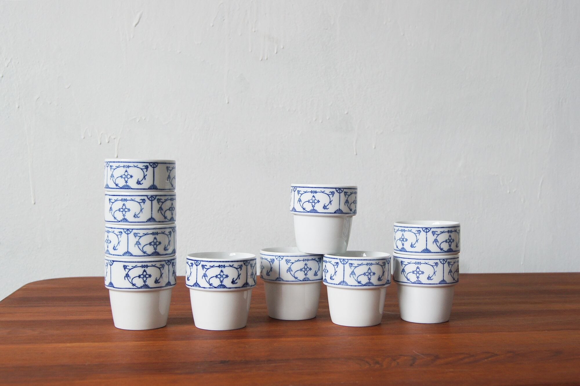 Blue mugs from Saks Jäger Eisenberg, 1970s