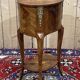 3-drawer side table in rosewood and oak, 1970s Louis XV style work