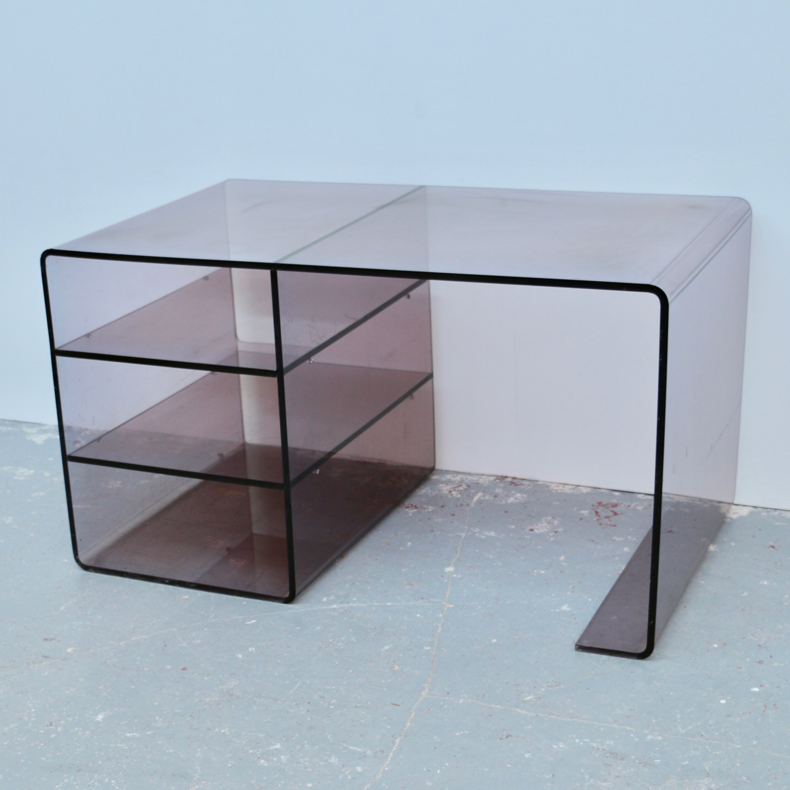 Plexiglass desk