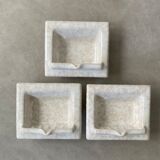 Wall mounted ceramic soap dish