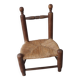 Chaise enfant bois et paille