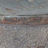 6 curved wooden bistro chairs