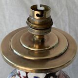 Gien Peonies 1960 multicoloured and floral lamp foot