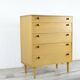 Commode haute en teck « Avalon » du milieu du siècle. Style vintage moderne.