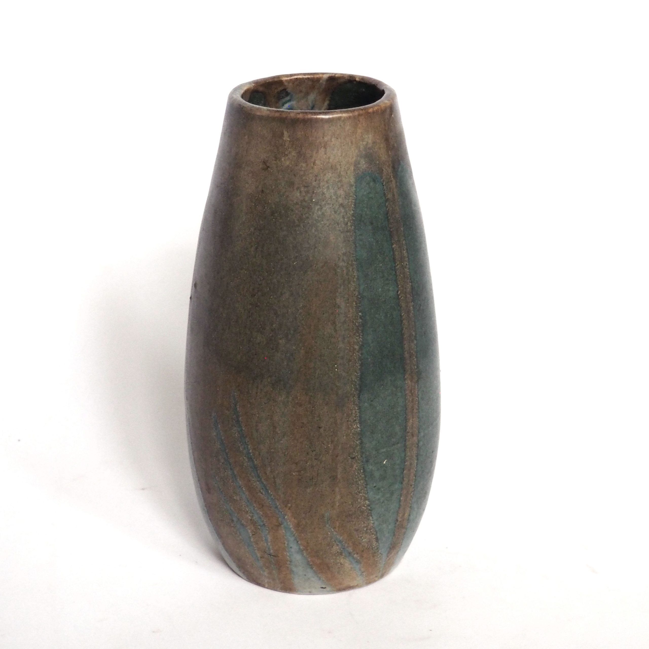 Stoneware vase signed Pointu
