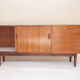 Enfilade scandinave, ouverture sur le plateau, vintage 50 60