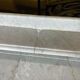 Toilet table in pitchpin and carrara marble