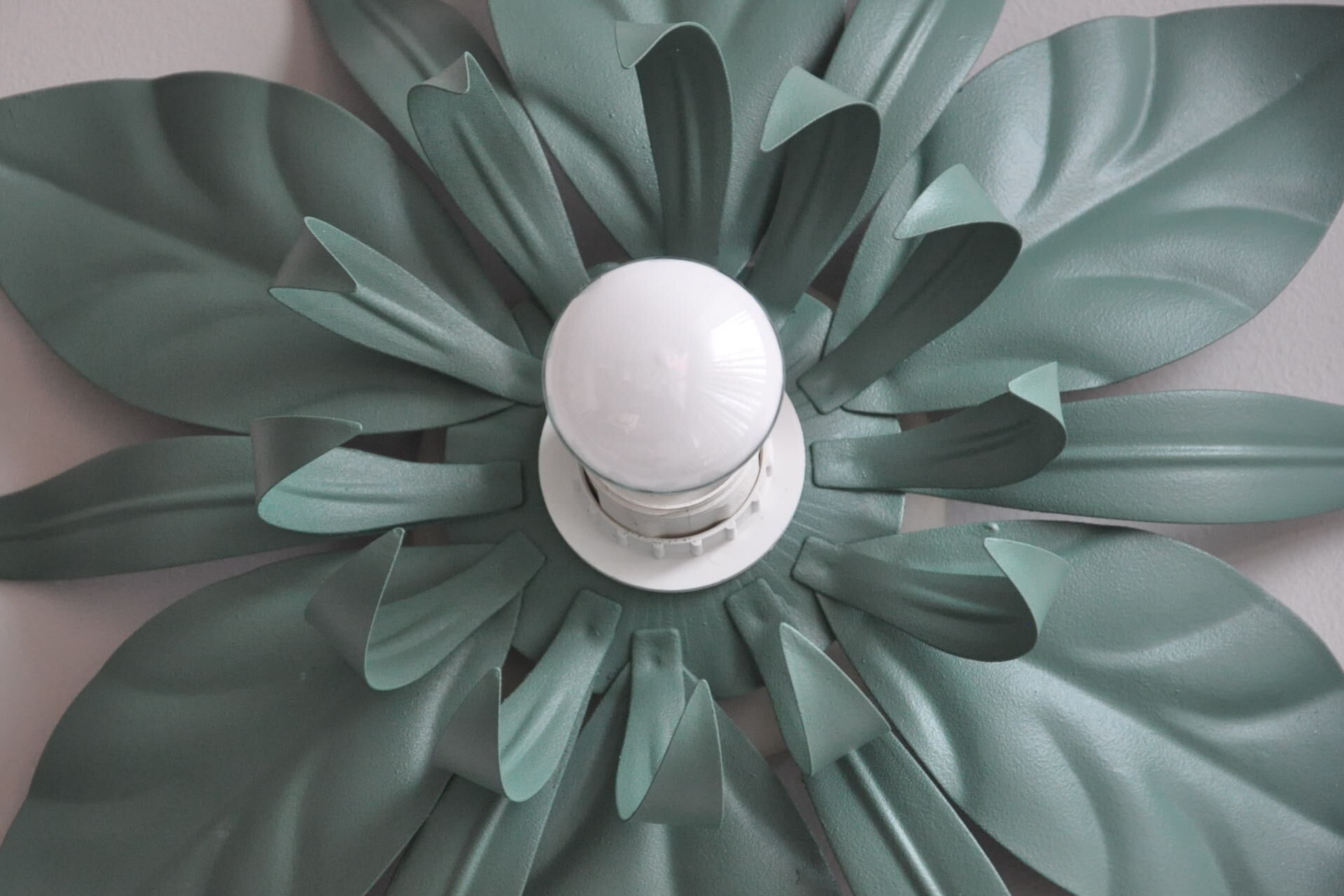 Applique fleur en métal