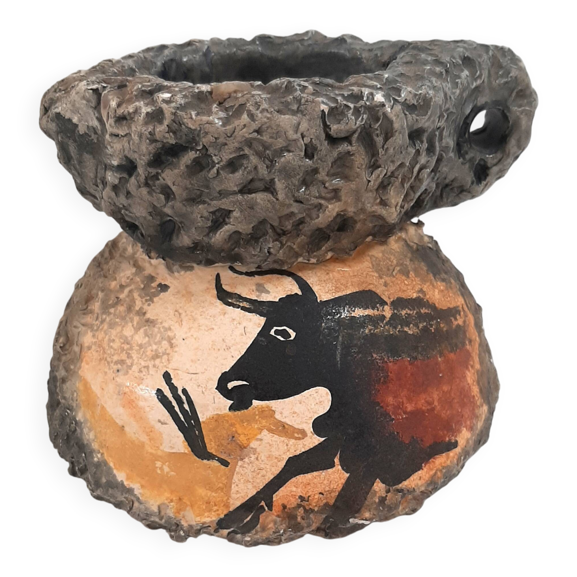 Candle holder André Quiron Vallauris