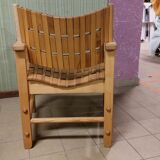 Fan armchair in Scandinavian style locust