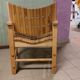 Fan armchair in Scandinavian style locust