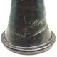 Vase pichet en céramique émaillée noire métal, signé Jean Marais, Vallauris