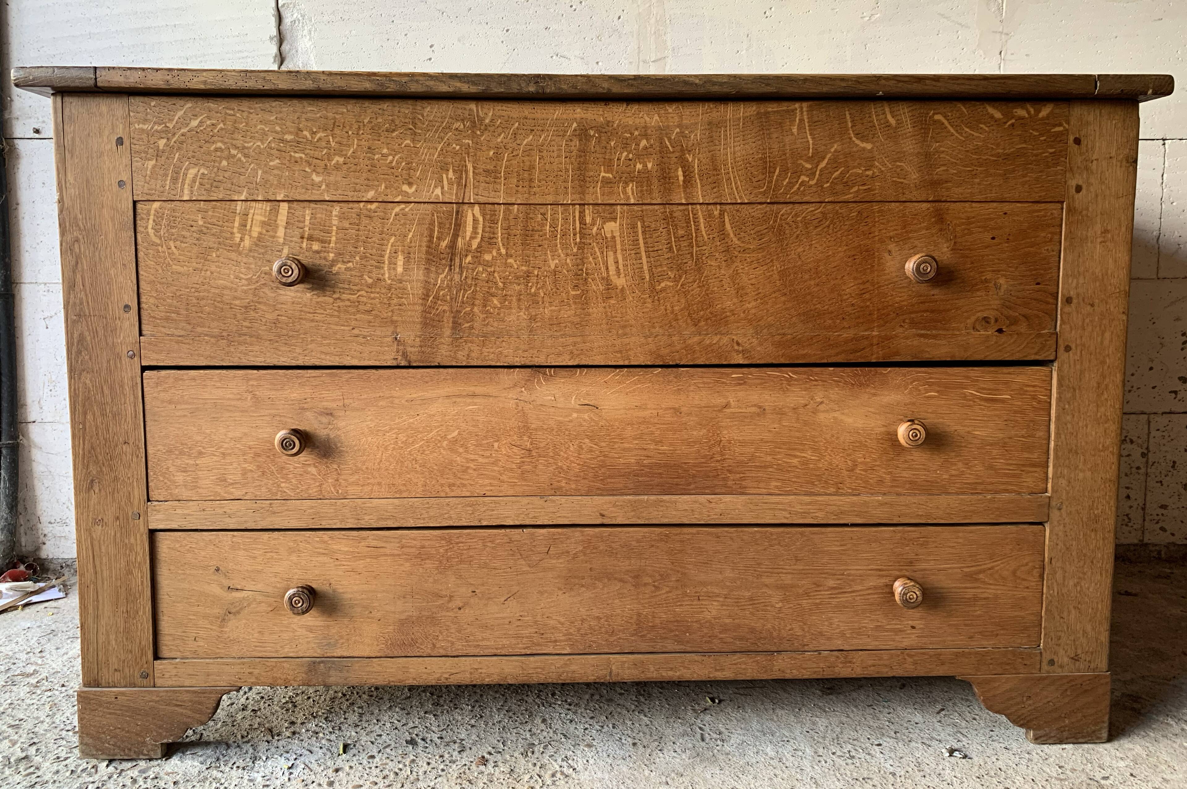 Chest of drawers, solid wood chest of drawers, 1950s