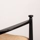 Danish Rocking Chair in lacquered wood and fabric model 218, Thomas Harlev 1960.