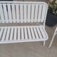 Pair of foldable 70s garden benches