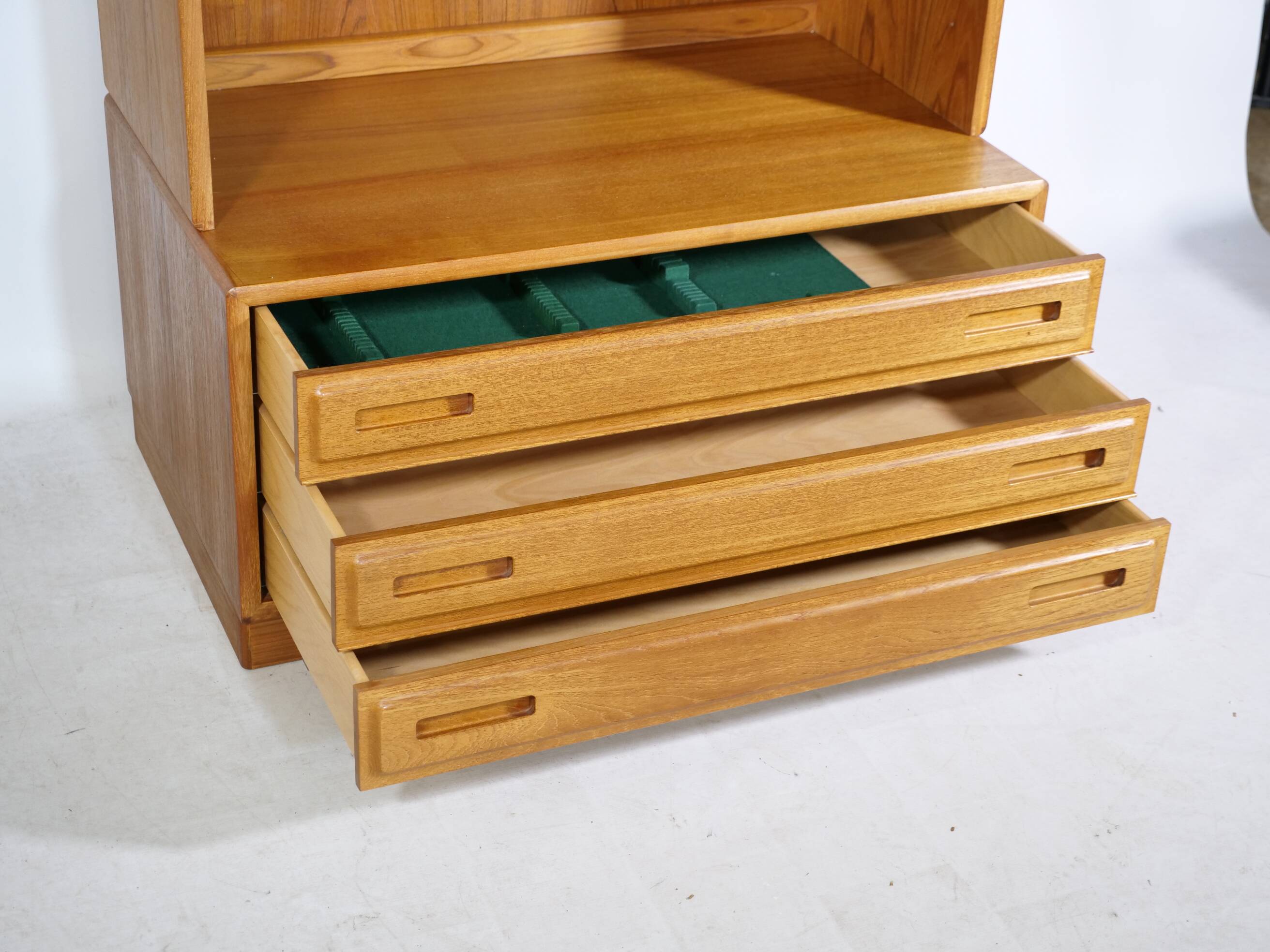 Meuble à tiroirs en teck Skandi Design Shelf 2, années 1970