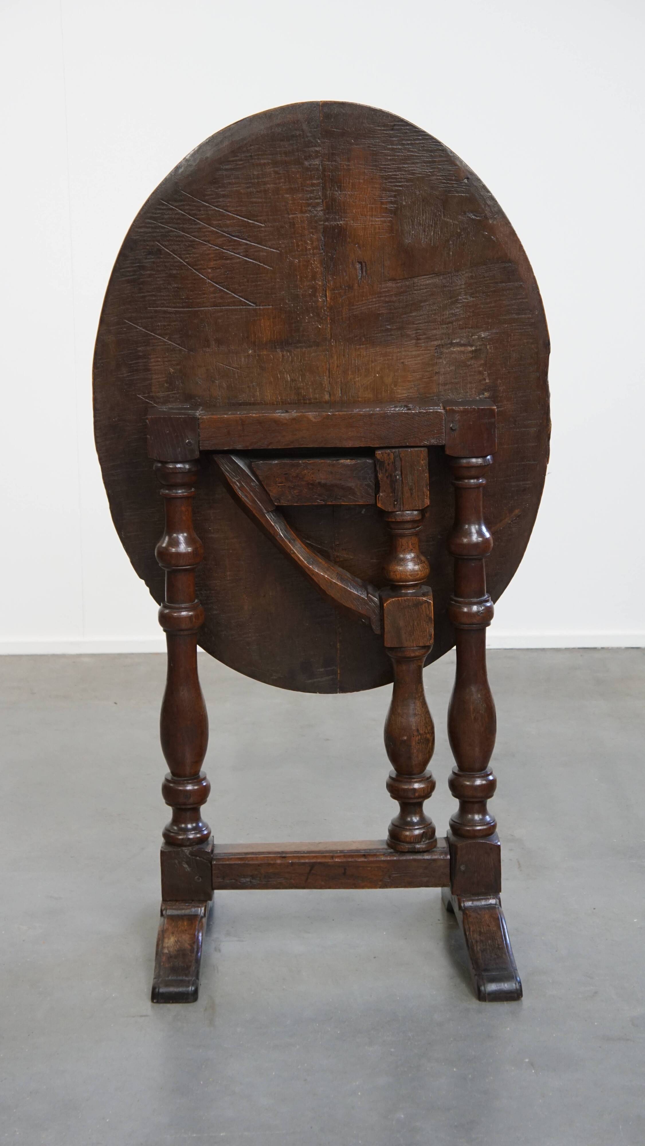 Early 17th-Century Antique Side Table