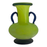 Vintage glass paste vase