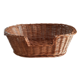 Wicker cat or dog basket